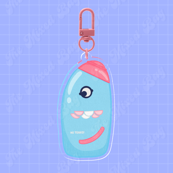 NO TEARS! Just Transgender Pride. Nostalgic Shampoo Keychain