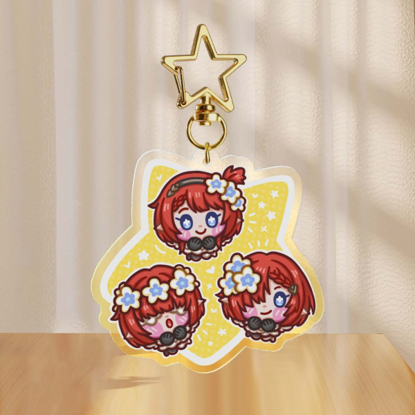 (HSR) Tribbie Honkai Star Rail Star Keychain