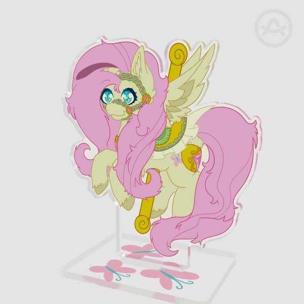 Carousal Fluttershy Standee
