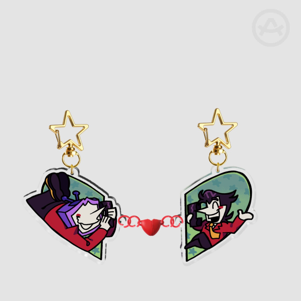 Spamtenna - Acrylic Magnet Keychains