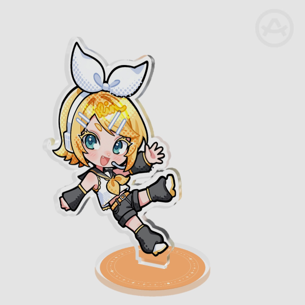 KAGAMINE RIN Clear Acrylic Standee