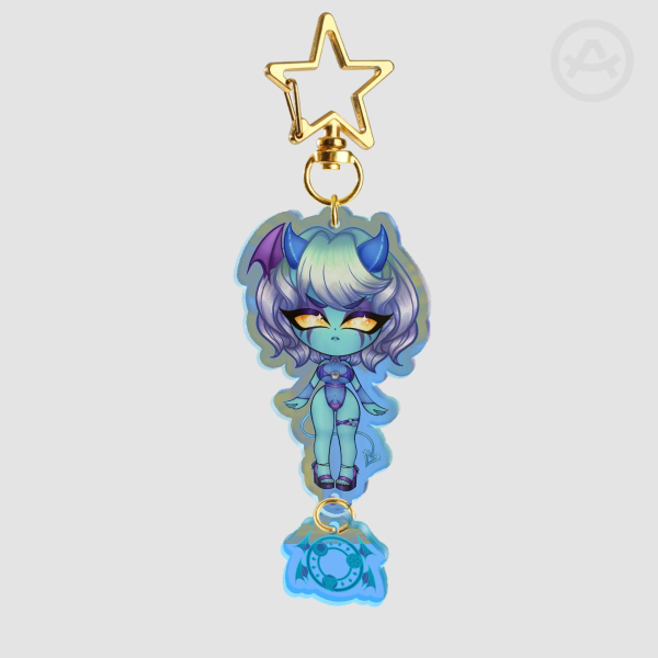 Chibi Hunies - Jewn Summer Keychain with Smoothie Charm (V1)