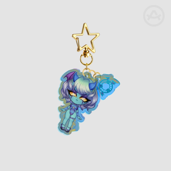 Chibi Hunies - Jewn Summer Keychain with Smoothie Charm (V2)