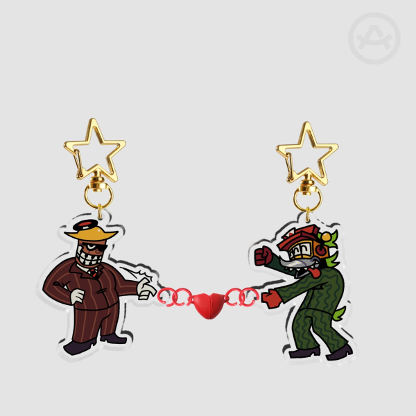 Brubuck (Duck Shuffler/Major Player) - Acrylic Magnet Keychain