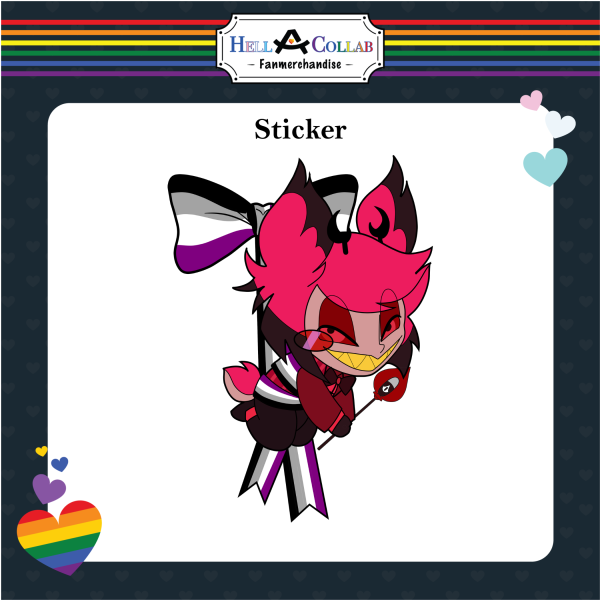 PRIDE Sticker - Alastor ACE