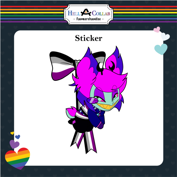PRIDE Sticker - Alastor ALT Colors ACE