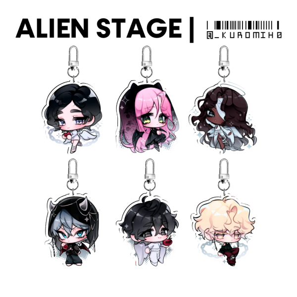 Alien Stage acrylic keychains
