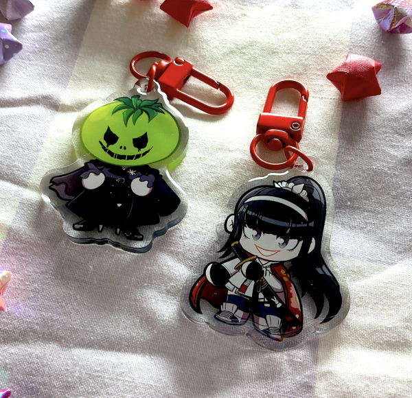 Hundred Line : Kyoshika Magadori Epoxy Keychain