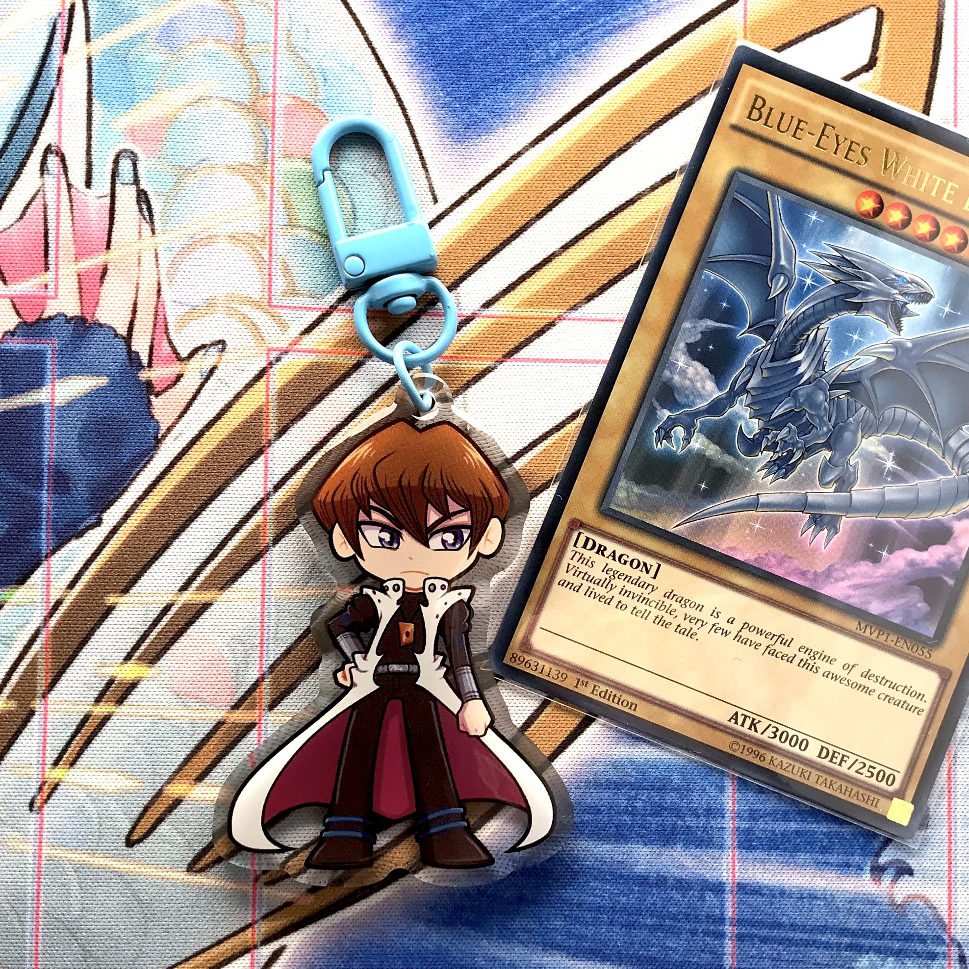 YGO : Seto Kaiba Epoxy Keychain