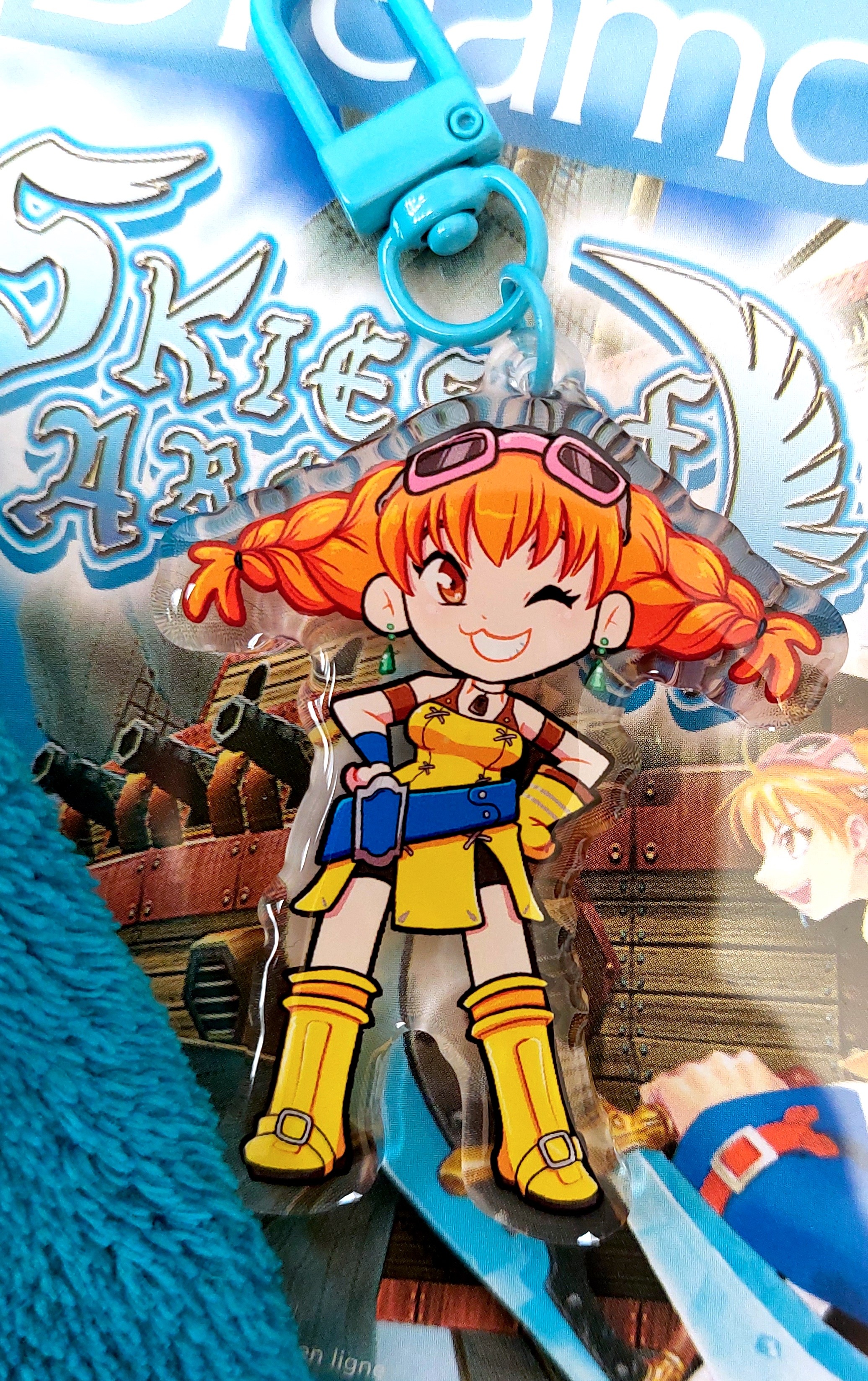 Skies of Arcadia : Aika Epoxy Keychain