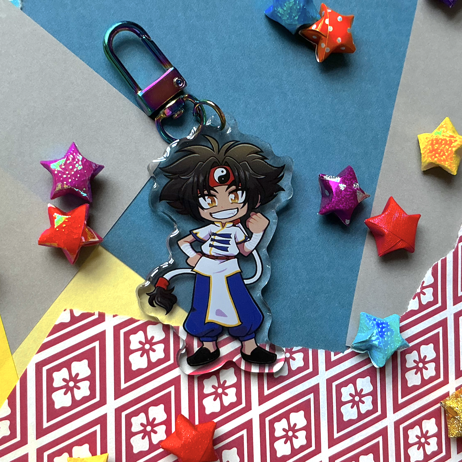 Beyblade : Ray Epoxy Keychain