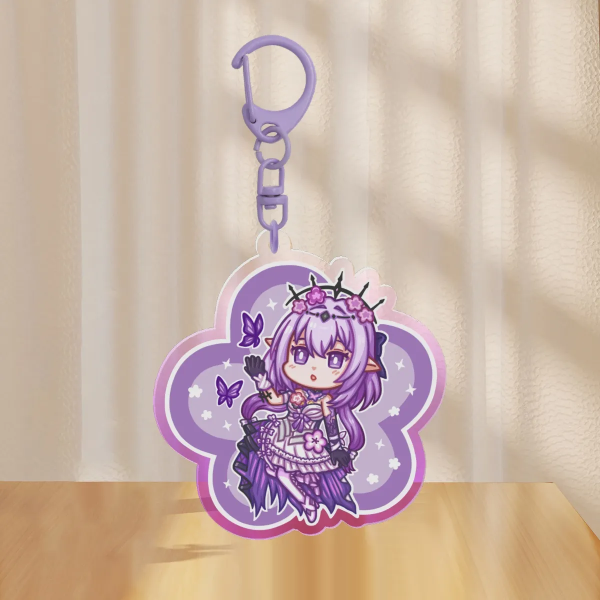 (HSR) Castorice Honkai Star Rail Chibi Keychain