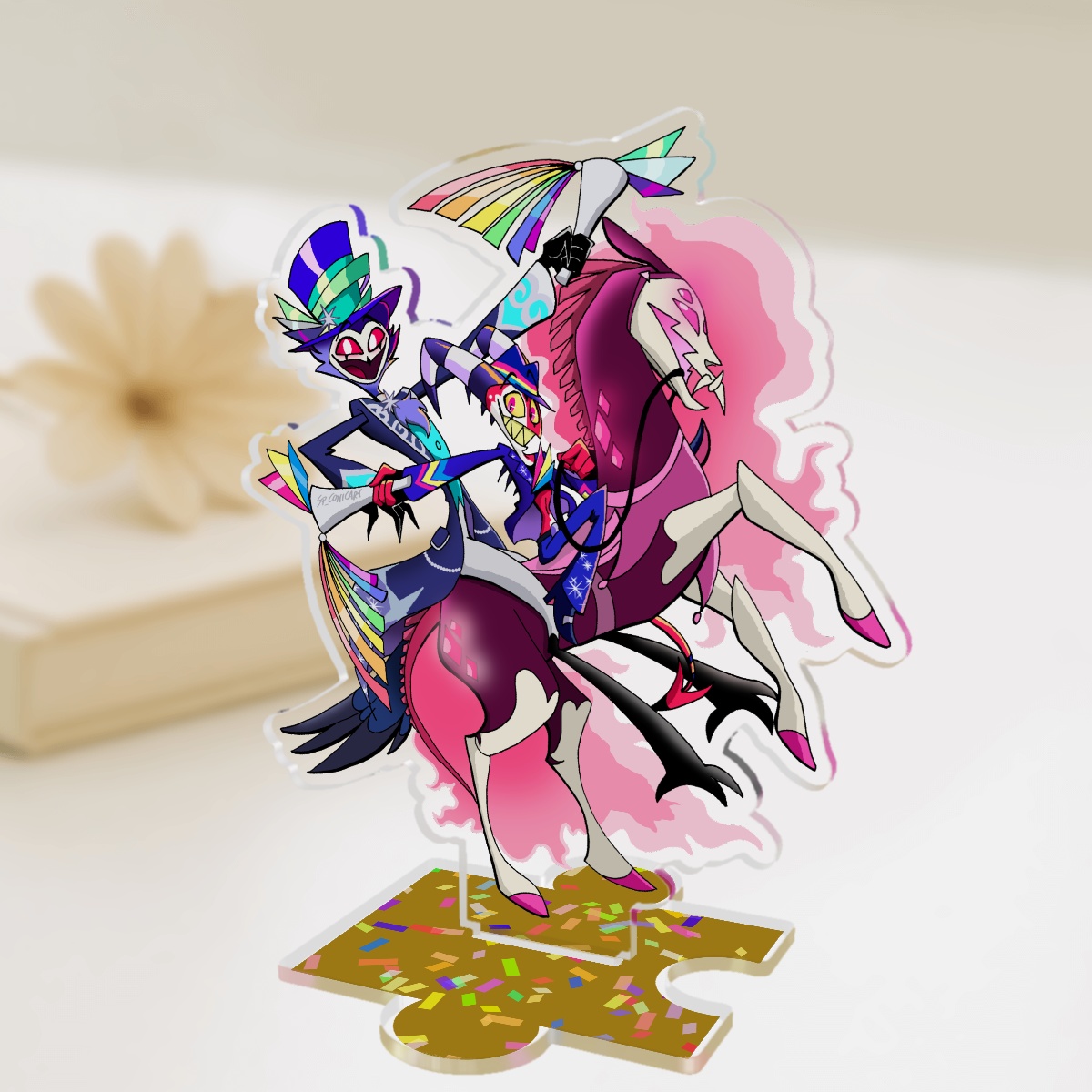 Hellaverse Pride Month Acrylic Standees