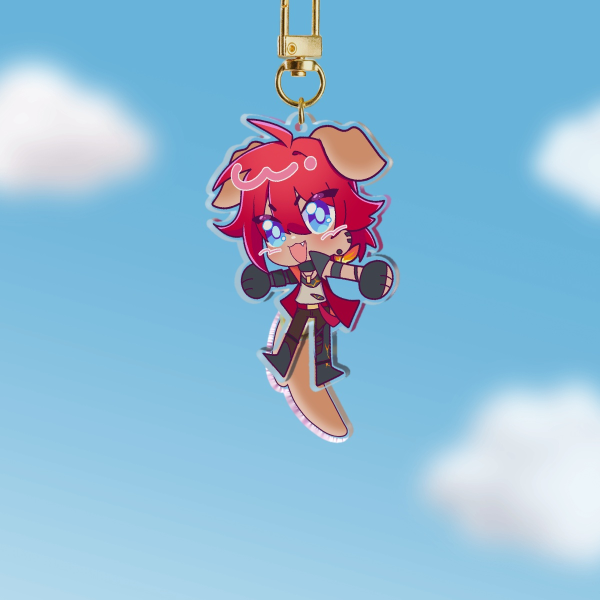 Luka Tail-wagging Keychain
