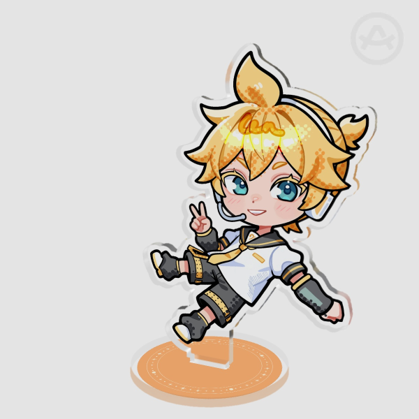 KAGAMINE LEN Clear Acrylic Standee