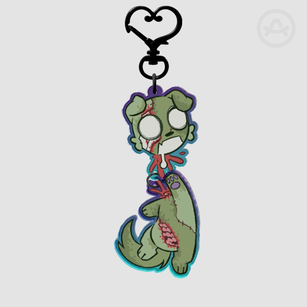Zombie dog connection Acrylic Keychain