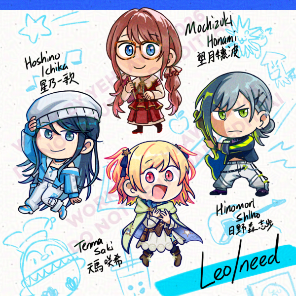 PRSK 2026 -Leo/need- Charm Set