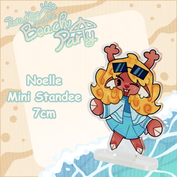 Noelle Beach Party Mini Standee