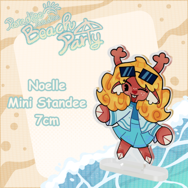 Noelle Beach Party Mini Standee