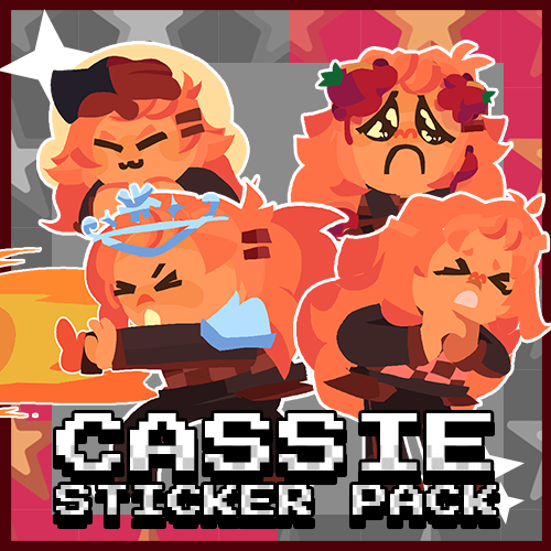 CASSIE STICKER PACK || BLOCKTALES DEMO 5 