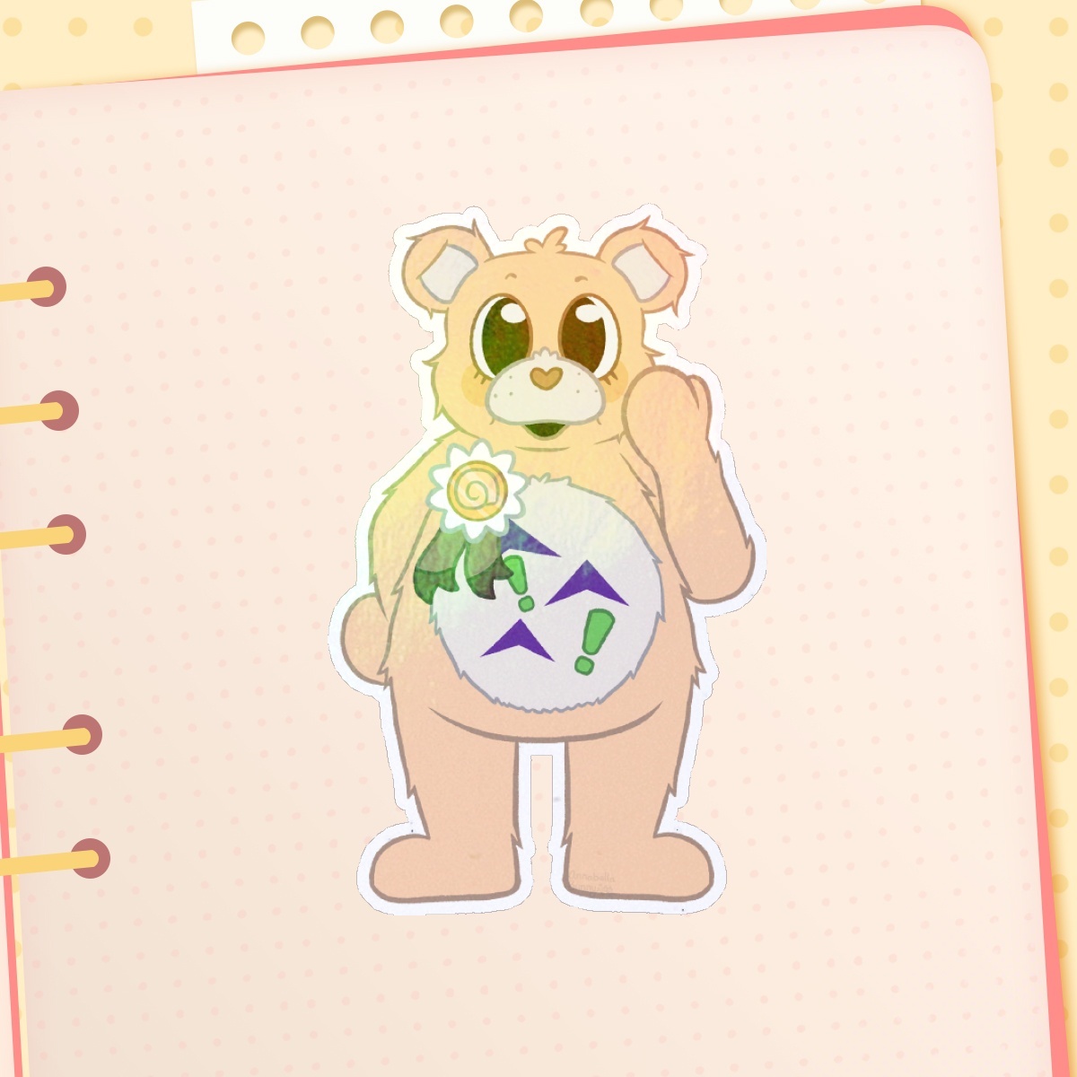 Shelly Care Bear Sticker