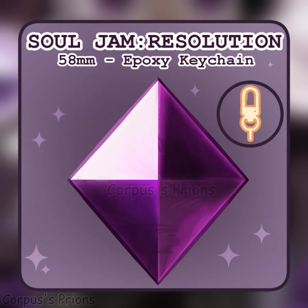Soul Jam of Resolution - Epoxy Keychain