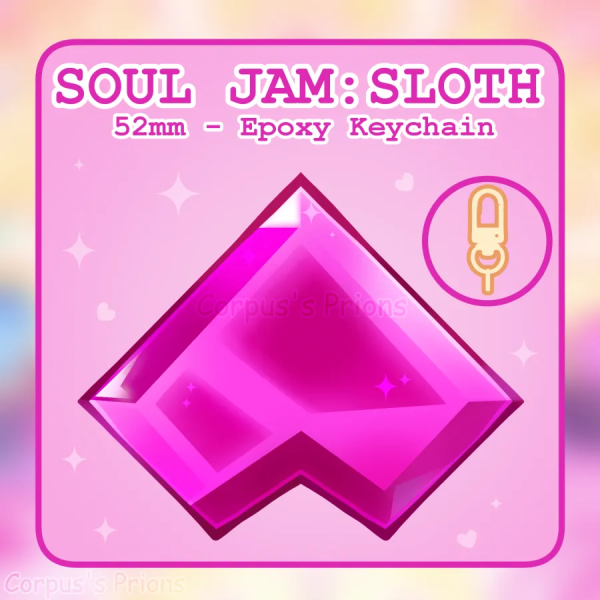 Soul Jam of Sloth - Epoxy Keychain