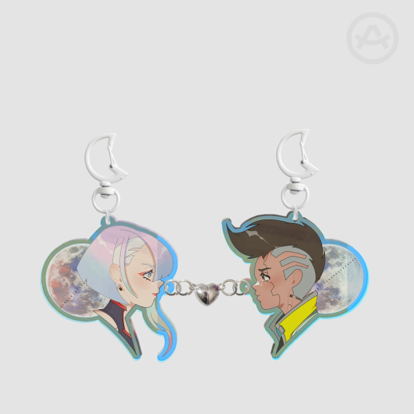 Cyberpunk: Edgerunners | Lucy & David | Magnet Keychain
