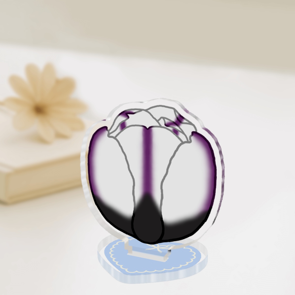 Pride Flower Demisexual Acrylic Standees