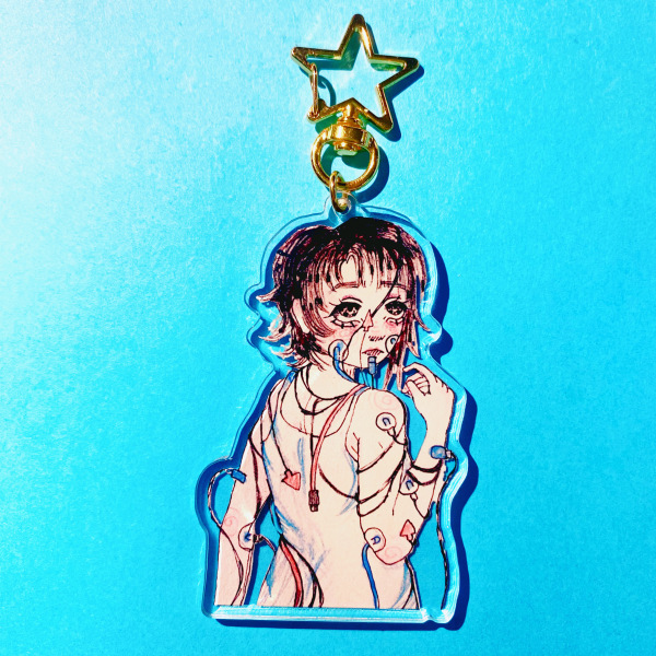 Serial Experiments Lain keychain