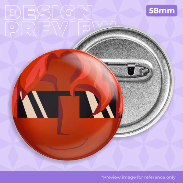 Reddoons Button Pin