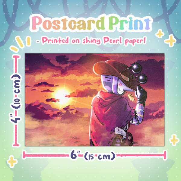 Western Tenna Pearl Postcard (Large) - [Deltarune]