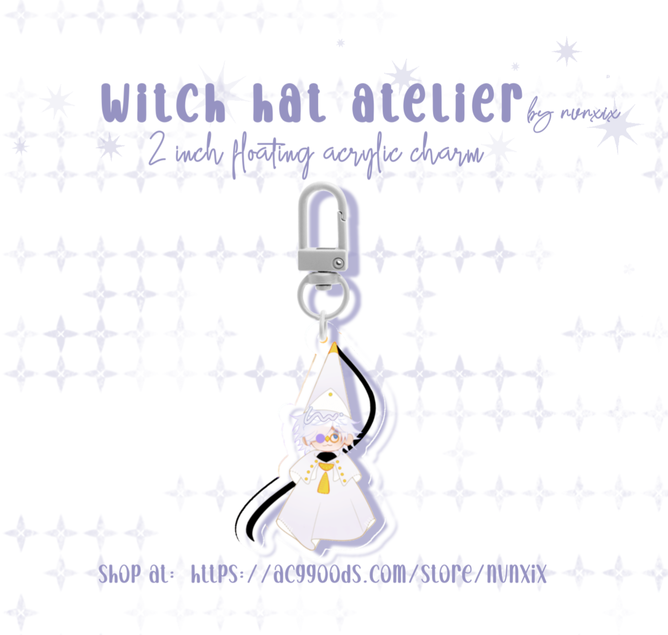 Qifrey Chibi Acrylic Keychain - Witch Hat Atelier