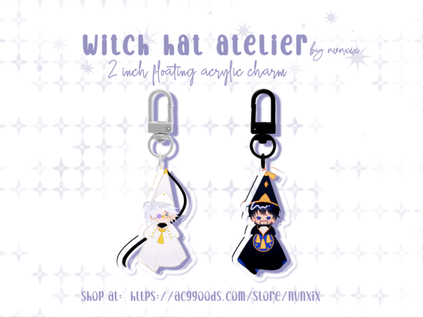 Witch Hat Atelier Chibi keychain (Mentors set)