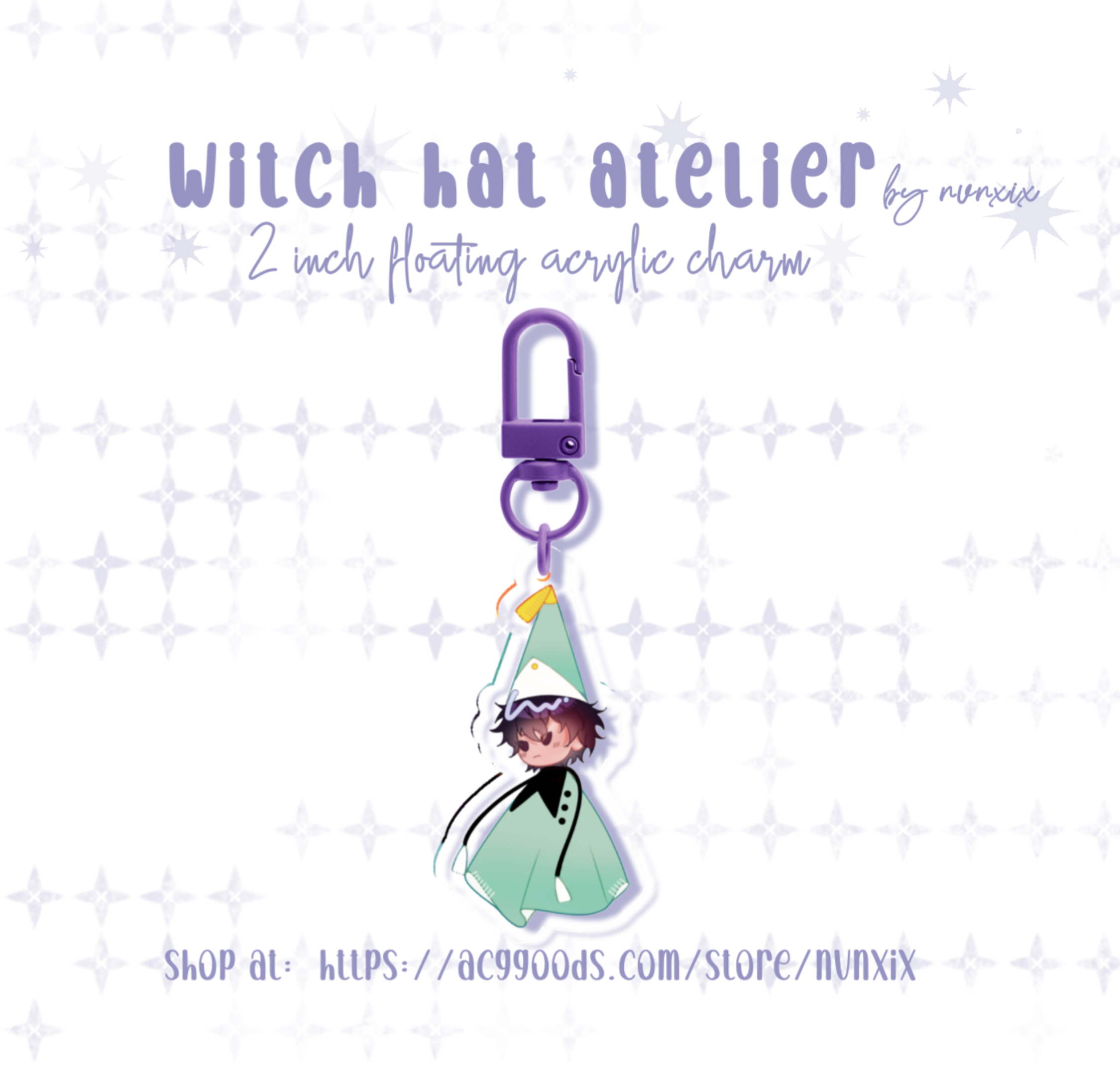 Agott Chibi Acrylic Keychain - Witch Hat Atelier