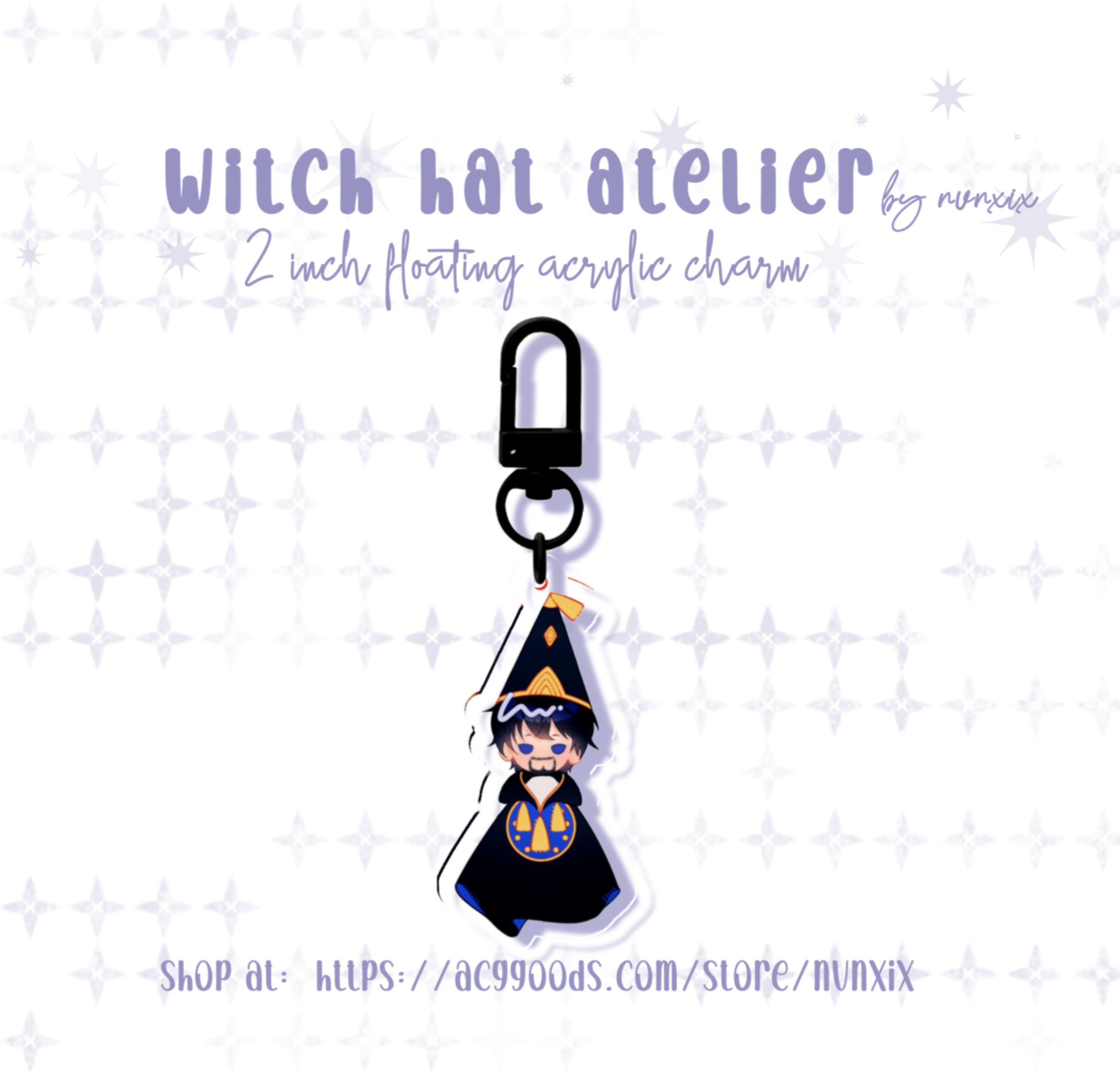 Olruggio Chibi Acrylic Keychain - Witch Hat Atelier