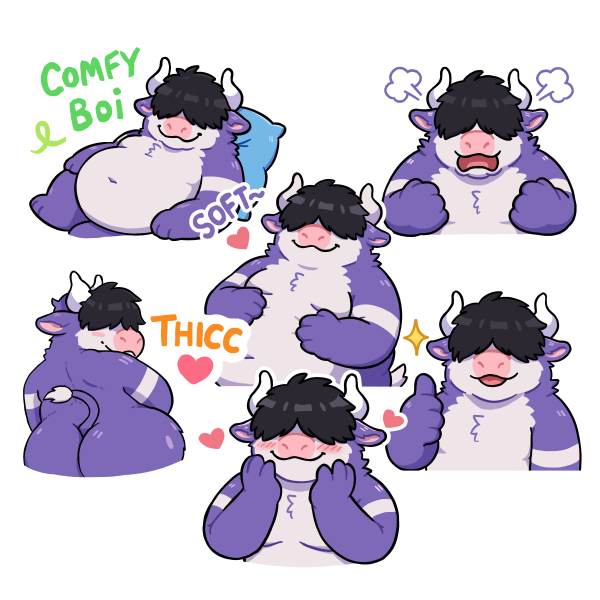 Beefy Sticker Set 🐄