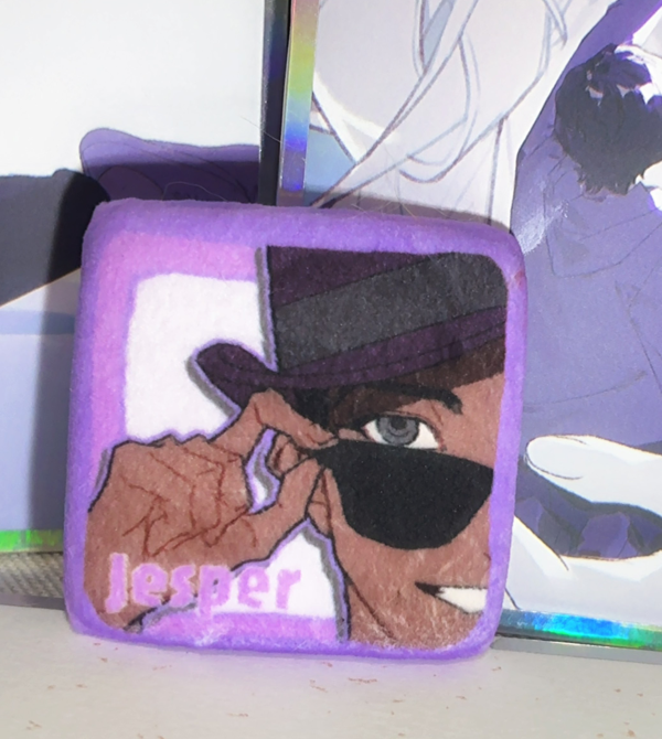 Jesper Square Plush Badge