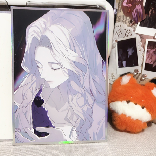 Diana and Gabe Rainbow Edge Art Print- 5.8" x8.3"(148x210mm)