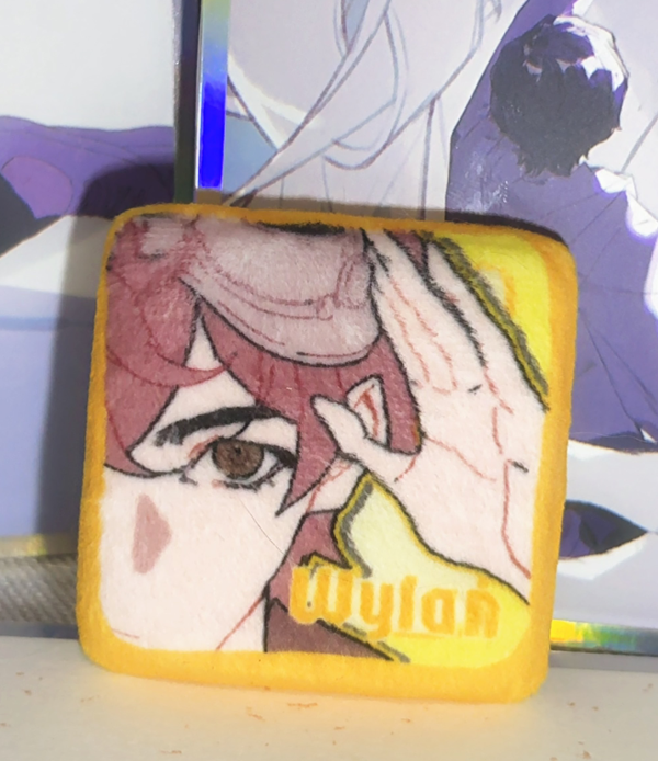 Wylan Square Plush Badge
