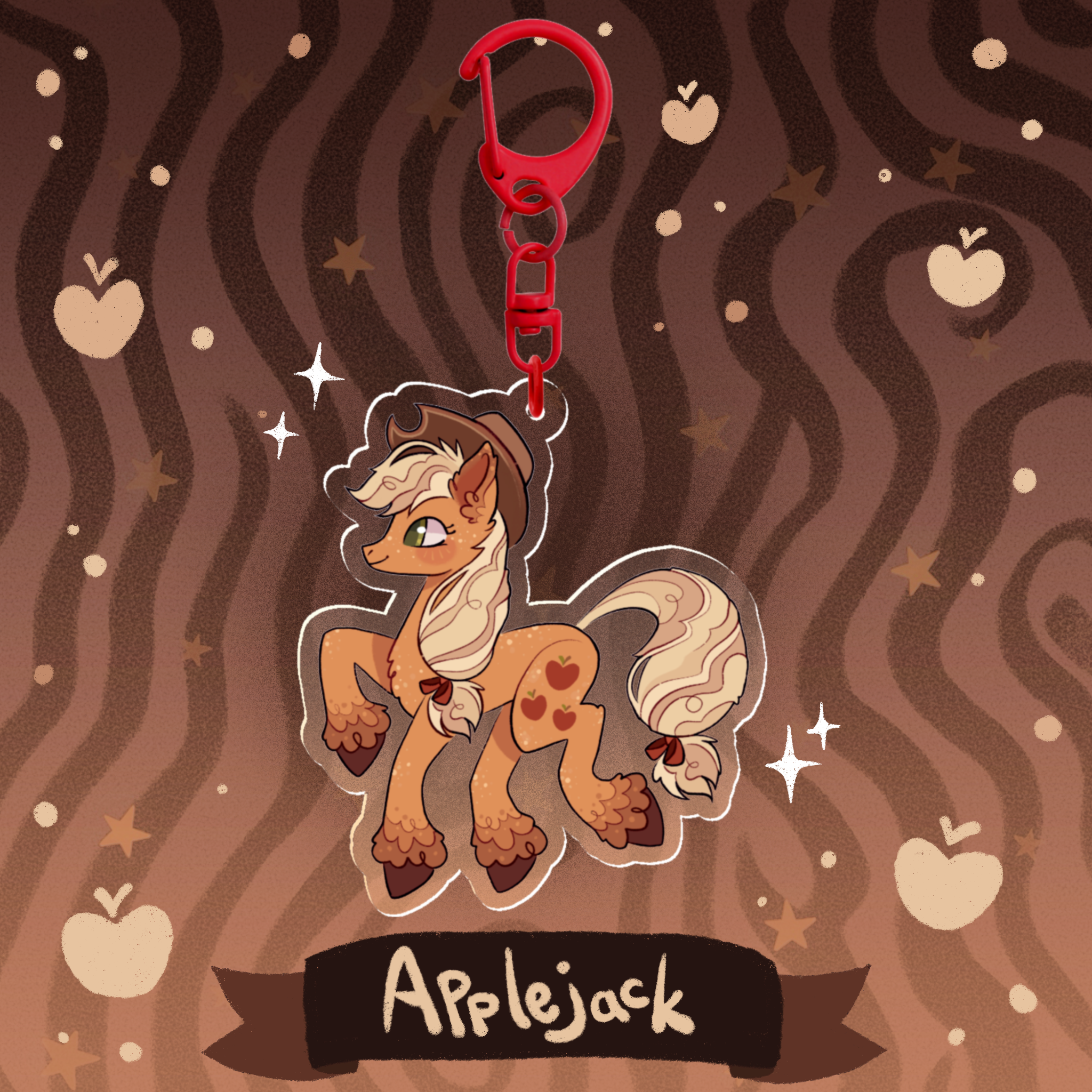 Applejack - keychain