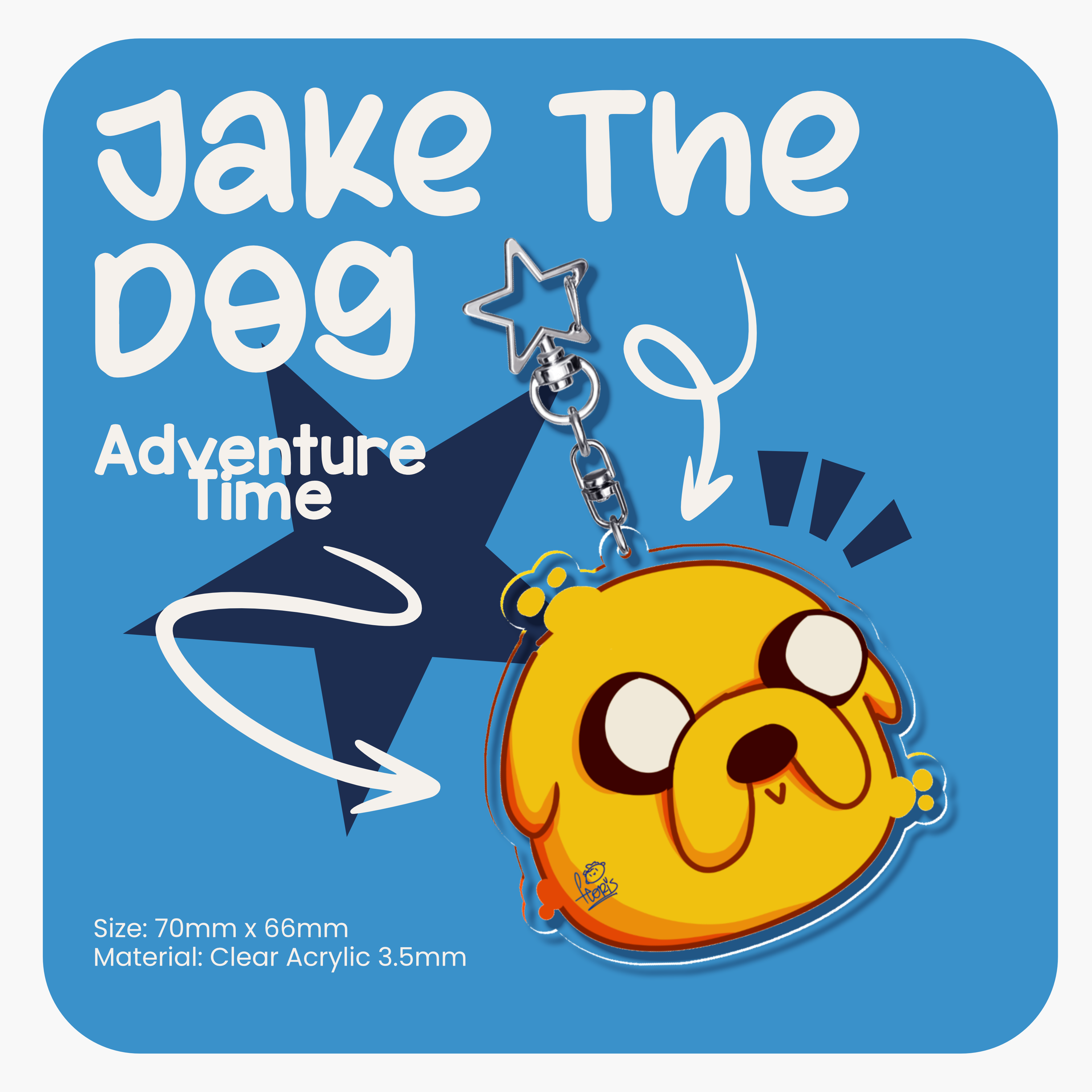 Jake the Dog keychain
