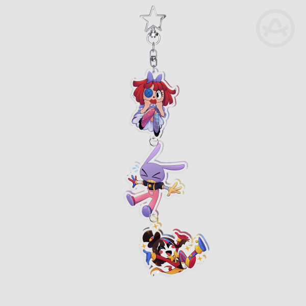 keychains [TADC RC] Pomni, Jax and Ragatha