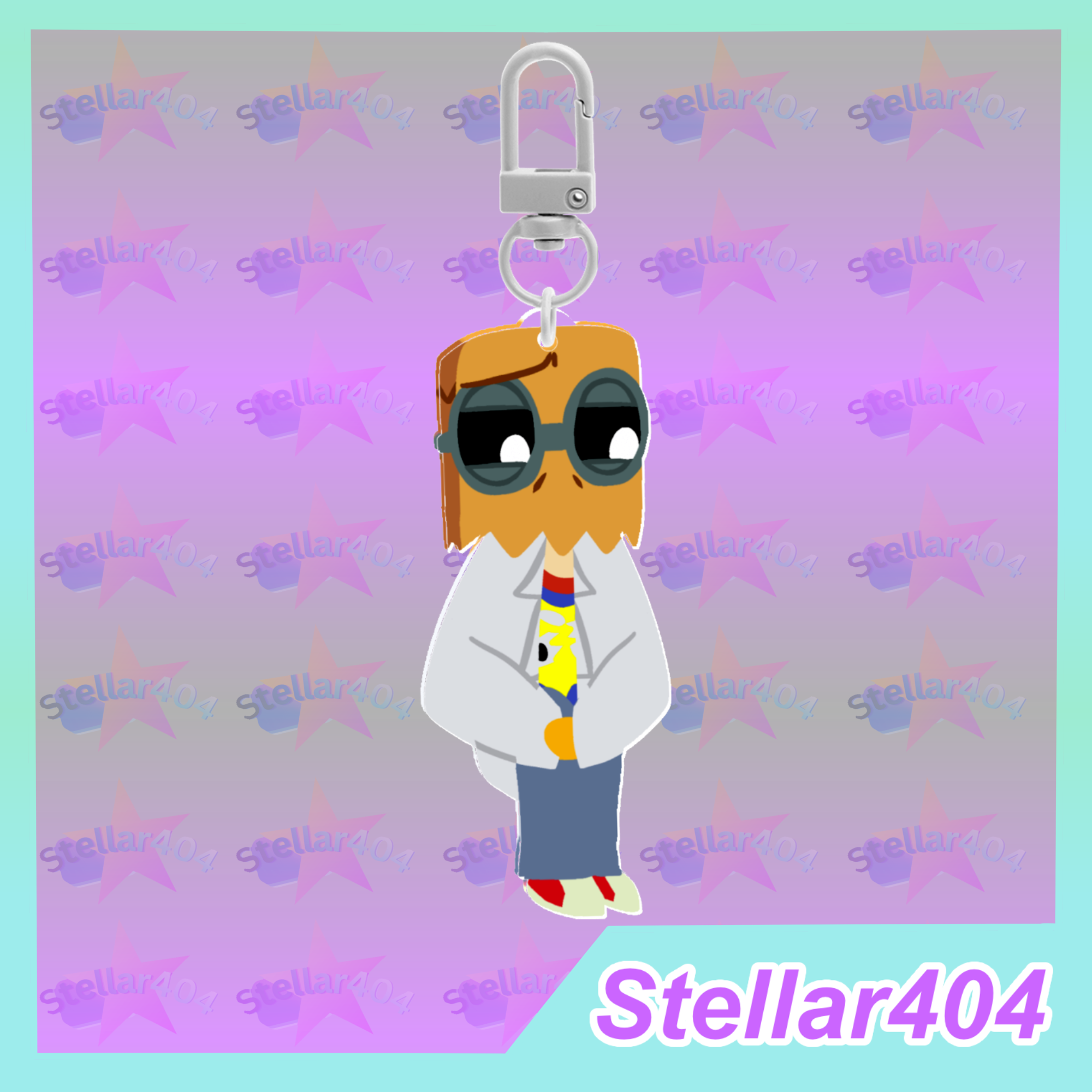 Chibi Flug Clear Acrylic Keychain