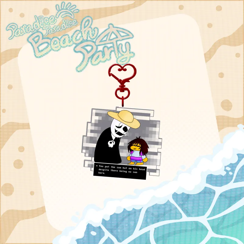 [Gaster & Frisk] Acrylic Keychain