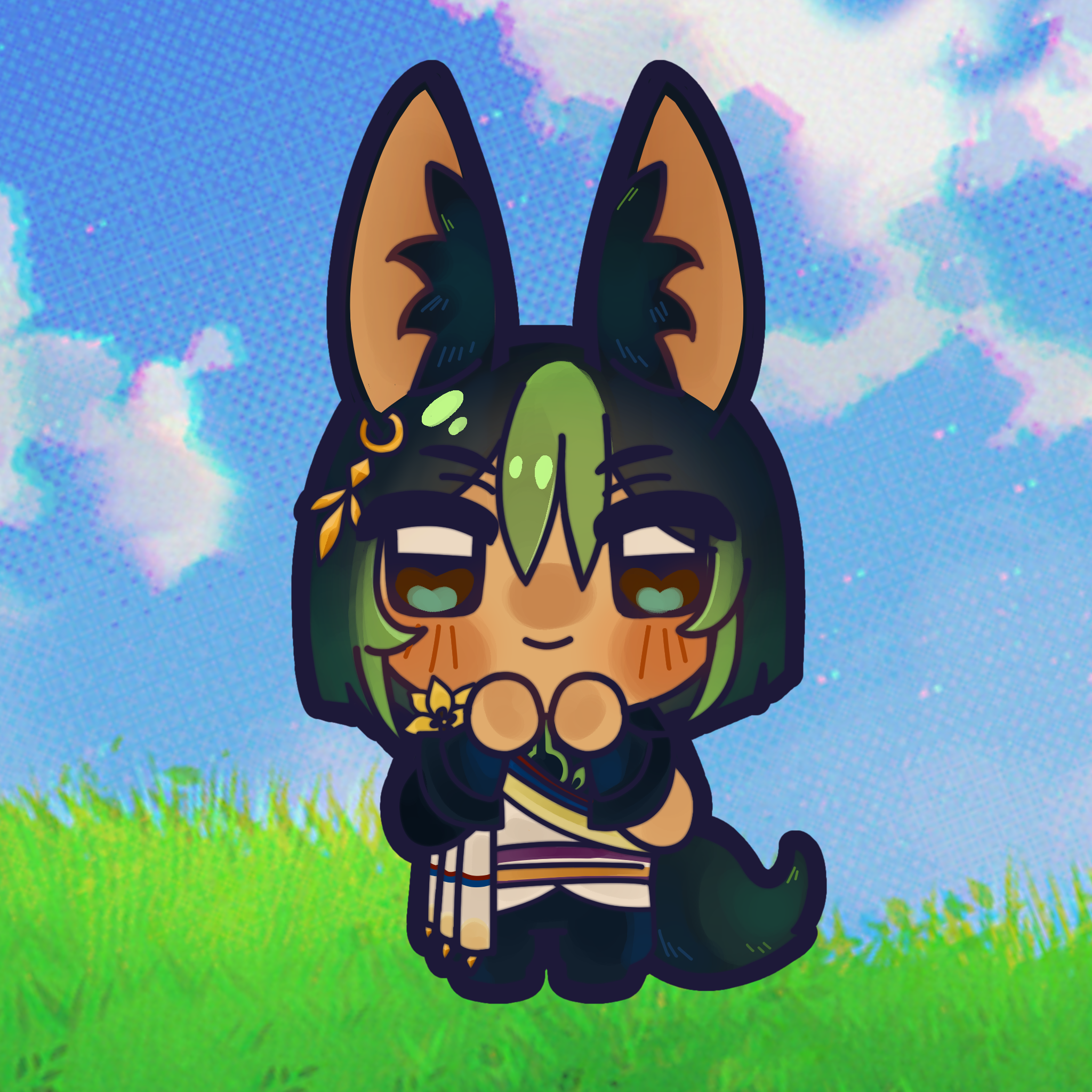Cute Tighnari sticker