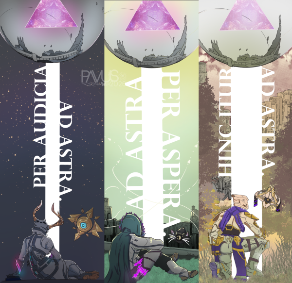 THE FIRETEAM - Destiny Bookmark Set
