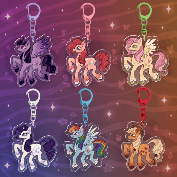 My little pony - keychain set