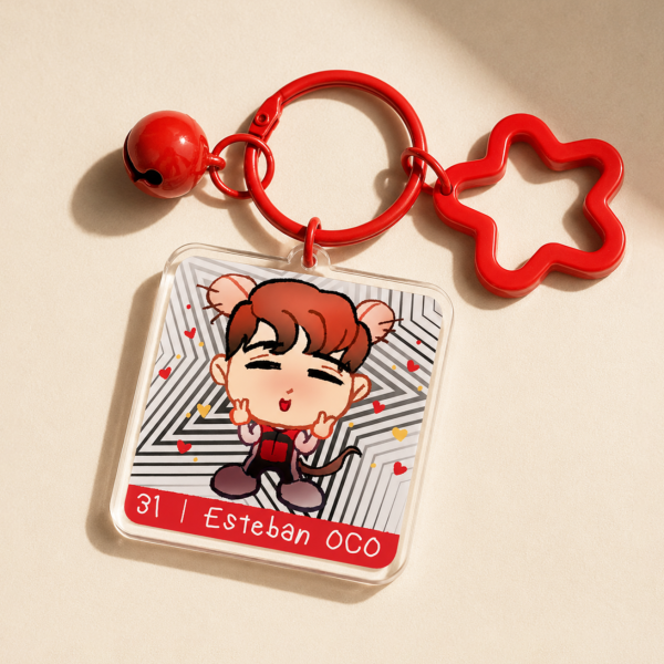 Esteban Ocon Acrylic Keychains