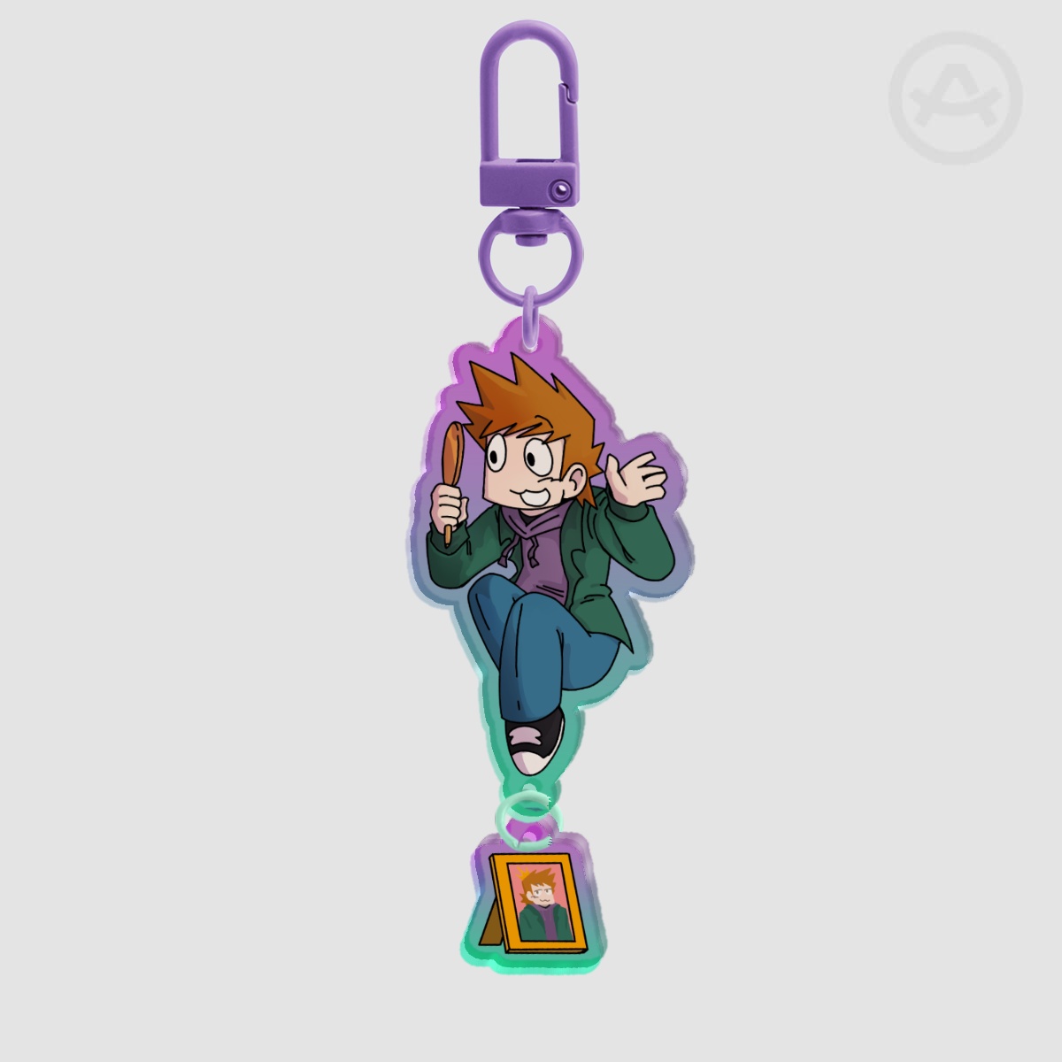 Matt's framed connection charm